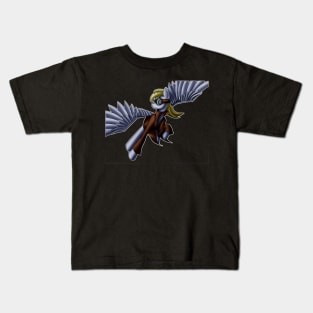 Steampunk Derpie - MLP Fanart Kids T-Shirt